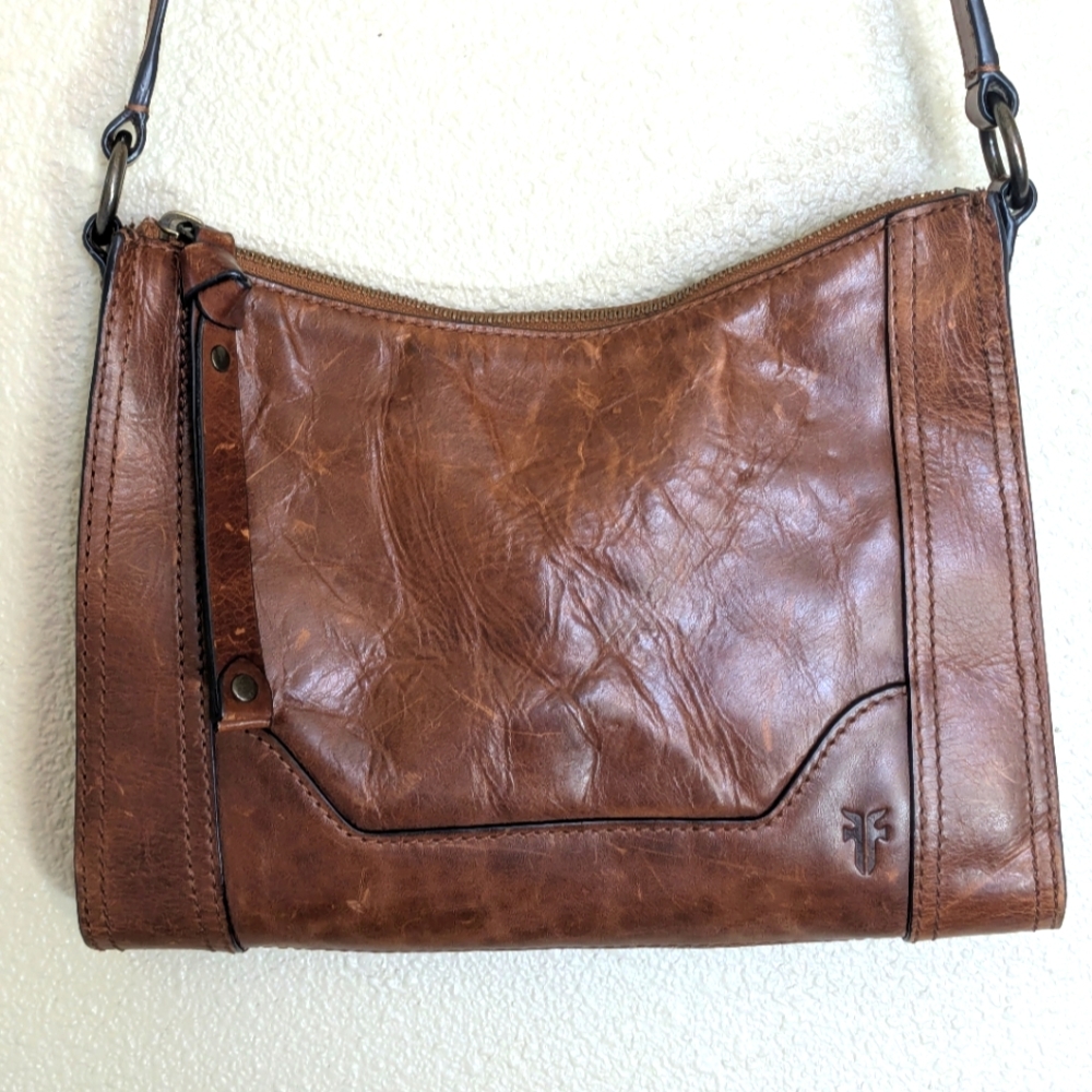 Frye Melissa Leather Crossbody Bag